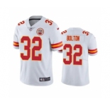 Men's Kansas City Chiefs #32 Nick Bolton White Vapor Untouchable Limited Stitched NFL Jersey