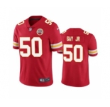 Men's Kansas City Chiefs #50 Willie Gay Jr. Red Vapor Untouchable Limited Stitched Football Jersey