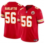 Men’s Kansas City Chiefs #56 George Karlaftis Red 2024 F.U.S.E Vapor Untouchable Limited Stitched Football Jersey