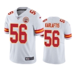 Men's Kansas City Chiefs #56 George Karlaftis White Vapor Untouchable Limited Stitched Football Jersey