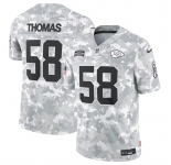 Men's Kansas City Chiefs #58 Derrick Thomas 2024 Arctic Camo Salute To Service Limited Stitched Football Jersey