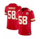 Men’s Kansas City Chiefs #58 Derrick Thomas Red 2024 F.U.S.E Vapor Untouchable Limited Stitched Football Jersey