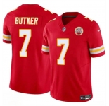 Men’s Kansas City Chiefs #7 Harrison Butker Red 2024 F.U.S.E Vapor Untouchable Limited Stitched Football Jersey