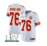 Men's Kansas City Chiefs #76 Laurent Duvernay-Tardif White Vapor Untouchable Limited Player Super Bowl LIV Bound Football Jersey