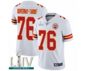 Men's Kansas City Chiefs #76 Laurent Duvernay-Tardif White Vapor Untouchable Limited Player Super Bowl LIV Bound Football Jersey