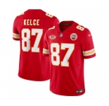 Men’s Kansas City Chiefs #87 Travis Kelce Red 2023 F.U.S.E. With NKH Patch Vapor Untouchable Limited Football Stitched Jersey
