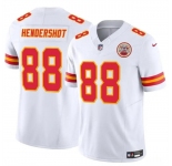Men’s Kansas City Chiefs #88 Peyton Hendershot White 2024 F.U.S.E Vapor Untouchable Limited Stitched Football Jersey