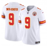 Men’s Kansas City Chiefs #9 JuJu Smith-Schuster White 2023 F.U.S.E Vapor Untouchable Limited Stitched Football Jersey