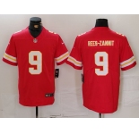 Men's Kansas City Chiefs #9 Louis Rees Zammit Red Vapor Limited Stitched Jersey