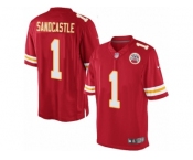 Men's Nike Kansas City Chiefs #1 Leon Sandcastle Limited Red Team Color NFL Jersey