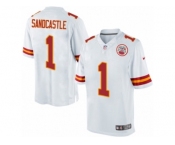 Men's Nike Kansas City Chiefs #1 Leon Sandcastle Limited White NFL Jersey