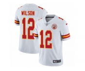 Men's Nike Kansas City Chiefs #12 Albert Wilson Vapor Untouchable Limited White NFL Jersey