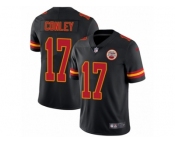 Men's Nike Kansas City Chiefs #17 Chris Conley Limited Black Rush NFL Jersey
