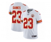 Men's Nike Kansas City Chiefs #23 Phillip Gaines Vapor Untouchable Limited White NFL Jersey