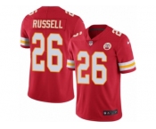 Men's Nike Kansas City Chiefs #26 KeiVarae Russell Limited Red Rush NFL Jersey