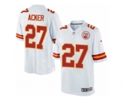 Men's Nike Kansas City Chiefs #27 Kenneth Acker Limited White NFL Jersey