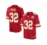 Men's Nike Kansas City Chiefs #32 Spencer Ware Limited Red Team Color NFL Jersey