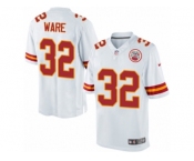 Men's Nike Kansas City Chiefs #32 Spencer Ware Limited White NFL Jersey