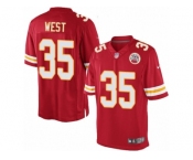 Men's Nike Kansas City Chiefs #35 Charcandrick West Limited Red Team Color NFL Jersey