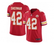 Men's Nike Kansas City Chiefs #42 Anthony Sherman Limited Red Rush NFL Jersey