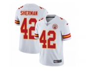 Men's Nike Kansas City Chiefs #42 Anthony Sherman Vapor Untouchable Limited White NFL Jersey