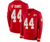 Men's Nike Kansas City Chiefs #44 Dorian O'Daniel Limited Red Therma Long Sleeve NFL Jersey