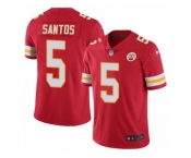 Men's Nike Kansas City Chiefs #5 Cairo Santos Limited Red Rush NFL Jersey