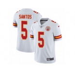 Men's Nike Kansas City Chiefs #5 Cairo Santos Vapor Untouchable Limited White NFL Jersey