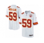 Men's Nike Kansas City Chiefs #59 Justin March-Lillard Limited White NFL Jersey