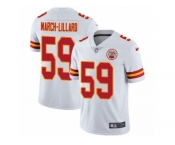 Men's Nike Kansas City Chiefs #59 Justin March-Lillard Vapor Untouchable Limited White NFL Jersey