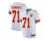 Men's Nike Kansas City Chiefs #71 Mitchell Schwartz Vapor Untouchable Limited White NFL Jersey