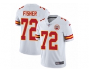 Men's Nike Kansas City Chiefs #72 Eric Fisher Vapor Untouchable Limited White NFL Jersey
