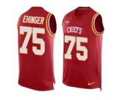 Men's Nike Kansas City Chiefs #75 Parker Ehinger Limited Red Player Name & Number Tank Top NFL Jersey