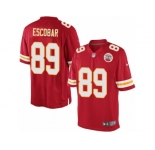 Men's Nike Kansas City Chiefs #89 Gavin Escobar Limited Red Team Color NFL Jersey