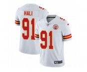 Men's Nike Kansas City Chiefs #91 Tamba Hali Vapor Untouchable Limited White NFL Jersey