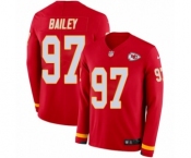 Men's Nike Kansas City Chiefs #97 Allen Bailey Limited Red Therma Long Sleeve NFL Jersey