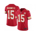 Nike Chiefs #15 Patrick Mahomes II Red Men's Stitched NFL Limited Rush Jersey