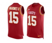 Nike Chiefs #15 Patrick Mahomes II Red Team Color Men's Stitched NFL Limited Tank Top Jersey