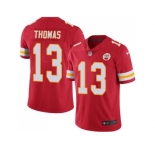 Nike Kansas City Chiefs #13 De'Anthony Thomas Red Men's Stitched NFL Limited Rush Jersey