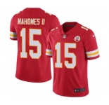 Nike Kansas City Chiefs #15 Patrick Mahomes II Red Team Color Men's Stitched NFL Vapor Untouchable Limited Jersey