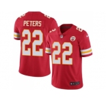 Nike Kansas City Chiefs #22 Marcus Peters Red Men's Stitched NFL Limited Rush Jersey