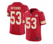 Nike Kansas City Chiefs #53 Anthony Hitchens Red Team Color Men Stitched NFL Vapor Untouchable Limited Jersey