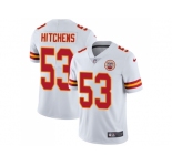Nike Kansas City Chiefs #53 Anthony Hitchens White Men Stitched NFL Vapor Untouchable Limited Jersey