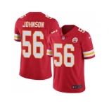 Nike Kansas City Chiefs #56 Derrick Johnson Red Men's Stitched NFL Limited Rush Jersey