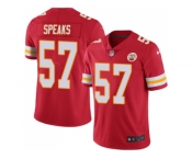 Nike Kansas City Chiefs #57 Breeland Speaks Red Team Color Men Stitched NFL Vapor Untouchable Limited Jersey