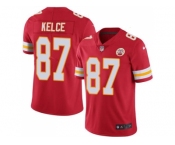 Nike Kansas City Chiefs #87 Travis Kelce Red Men's Stitched NFL Limited Rush Jersey