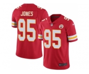 Nike Kansas City Chiefs #95 Chris Jones Red Men's Stitched NFL Limited Rush Jersey