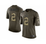 nike nfl jerseys kansas city chiefs #2 colquitt army green[nike Limited Salute To Service]