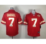 nike nfl jerseys kansas city chiefs #7 cassel red[nike limited patch A]