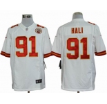 nike nfl jerseys kansas city chiefs #91 hali white[nike limited]